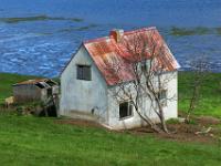 Verlassenes Haus am Gufufjörður